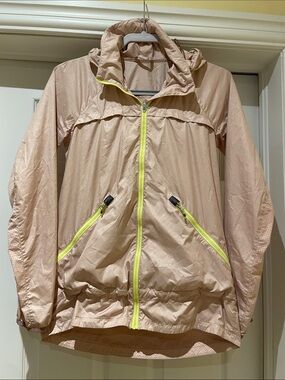 Lululemon Light Pink Windbreaker Jacket Altleisure Outdoor Travel Summer 4
